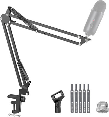 Boom Arm Microphone Mic Stand for Blue Yeti Hyperx Quadcast Solocast Snowball Fi