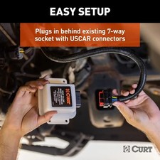 Curt 51200 Wireless Brake Controller Just Plug It In. Open Box Smoking Deal Curt 51200 Wireless Brake Controller Just Plug It In. Open Box Smoking Deal