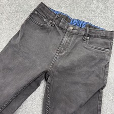 Levi's Kids Jeans Dark Wash Straight Fit Adjustable Waist Size 20 REG