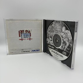 Galaxy Fight Universal Warriors Sega Saturn Japan Sunsoft CIB Tested Fighting