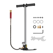 PCP Airgun Hand Pump 4500PSI 3-Stage High Pressure Chamber Air Pump for PCP Guns