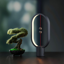 Stylish Touch Dimmer Table Lamp - 3 Brightness Levels for Home  Office Black 