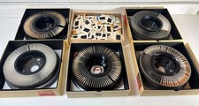 Lot of 5 Kodak Carousel Transvue Slide Trays Lot With Old Slide Photos Pictures