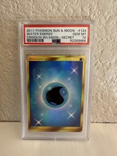PSA 10 GEM MINT Water Energy Crimson Invasion Secret Holo 2017 Pokemon 124/111 on eBay