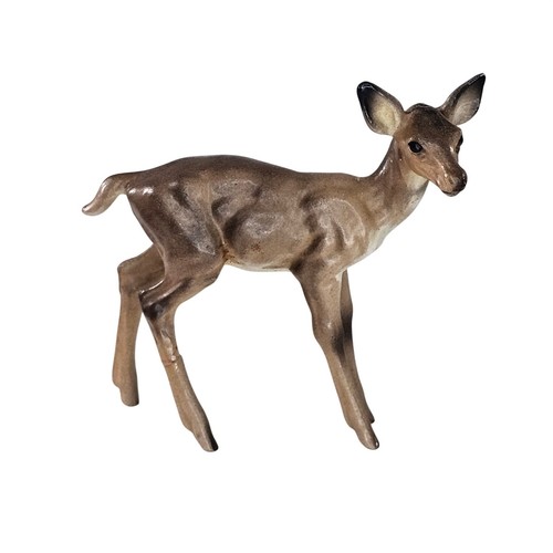 Vintage Josef Originals Doe Deer Mama Miniature Figurine 2.5 Inch *REPAIRED LEG*