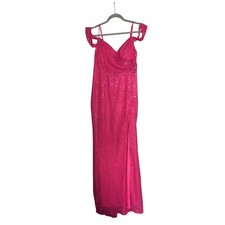 Women Ladies Off Shoulder Long Formal Sequin Evening Party Maxi Dress