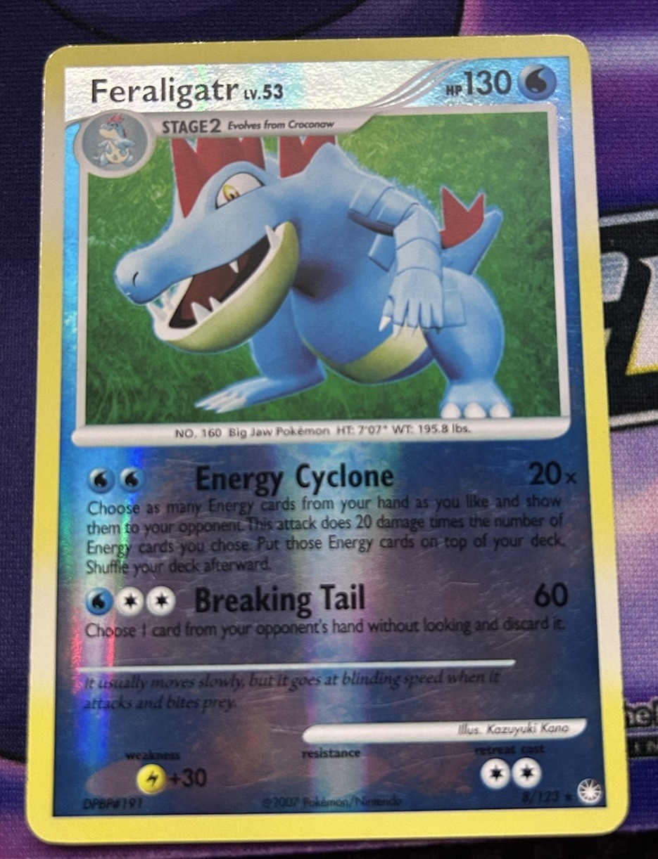 Pokémon TCG Feraligatr Mysterious Treasures Reverse Holo Rare Card 8/123
