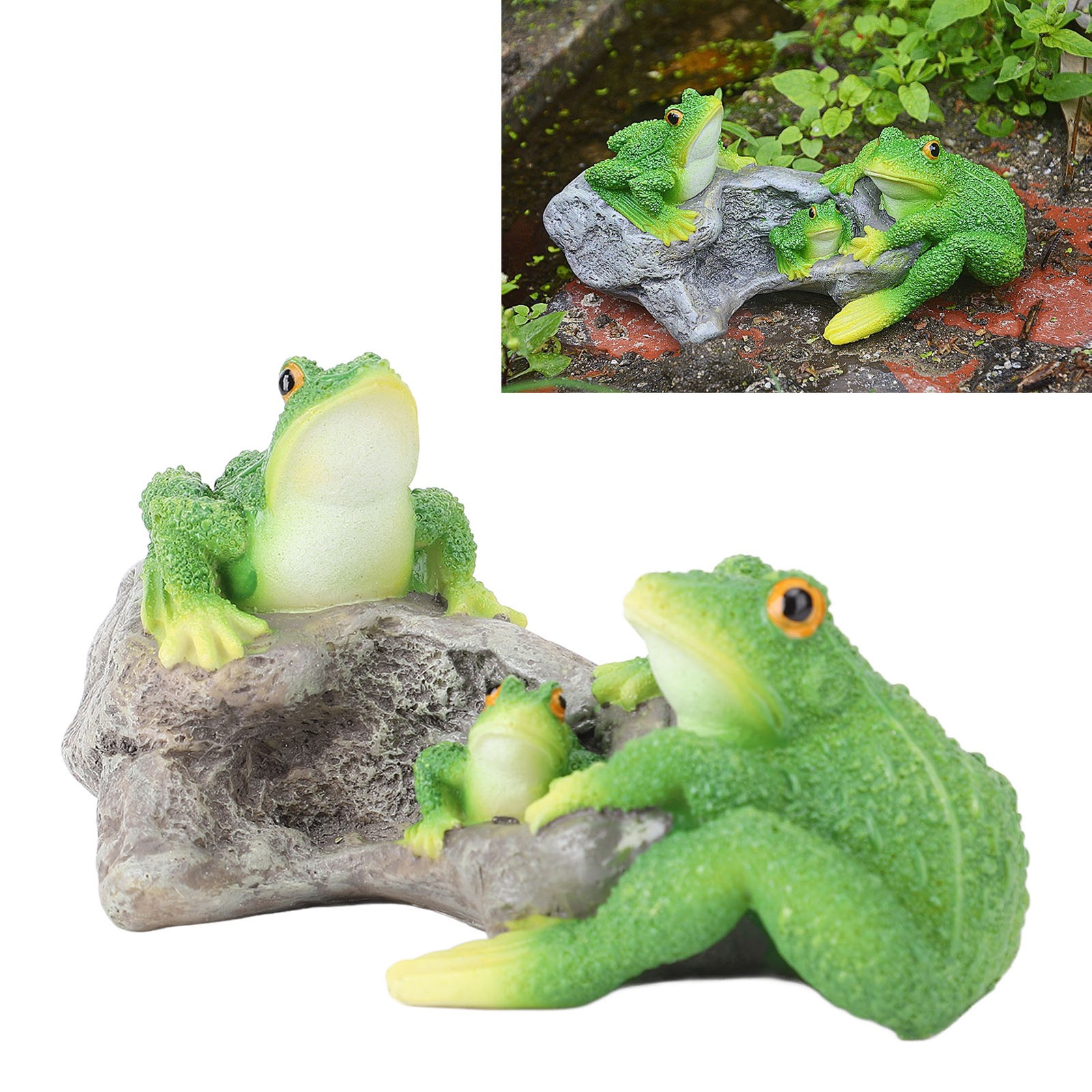 Statue Garden Decor Resin Weatherproof Outdoor Figurine Lawn Ornament
