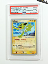 Pokemon PSA 9 Jolteon Gold Star #101 Holo World Championship Promo 2007 English