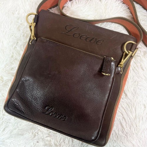Loewe Women Bag Shoulder With Pouch Limited Edition VHTF Designer Collection Pop