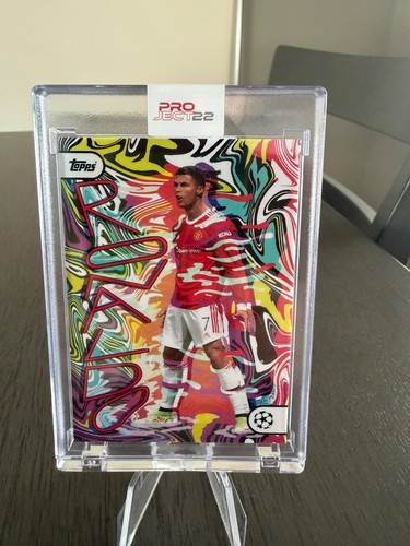 2022 Topps Project 22 Cristiano Ronaldo Mike Perry Factory Sealed Mag Manchester