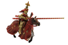 SCHLEICH Jousting Knight w/Lance & Shield on ...