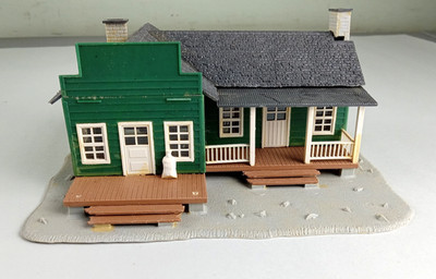 Vintage POLA QUICK HO Scale Building Western Germany Ma's Place General Store