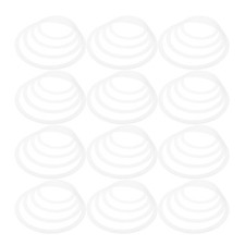 12 Pcs Drum Mute Pads Dampening Rings Music Instrument Supplies Tone Control