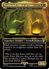 MTG Treebeard, Eldest of Ents - Doran, the Siege Tower - Borderless, NM-Mint, En