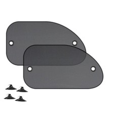 2Pcs Universal Size 25.59X14.96 Inch Car Sun Shade for Side Window with7598