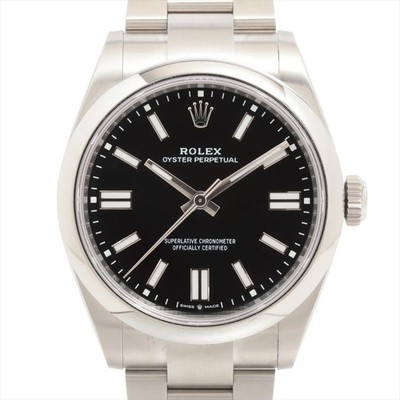 Rolex OYSTER PERPETUAL 41 134300 SS SS AT black dial