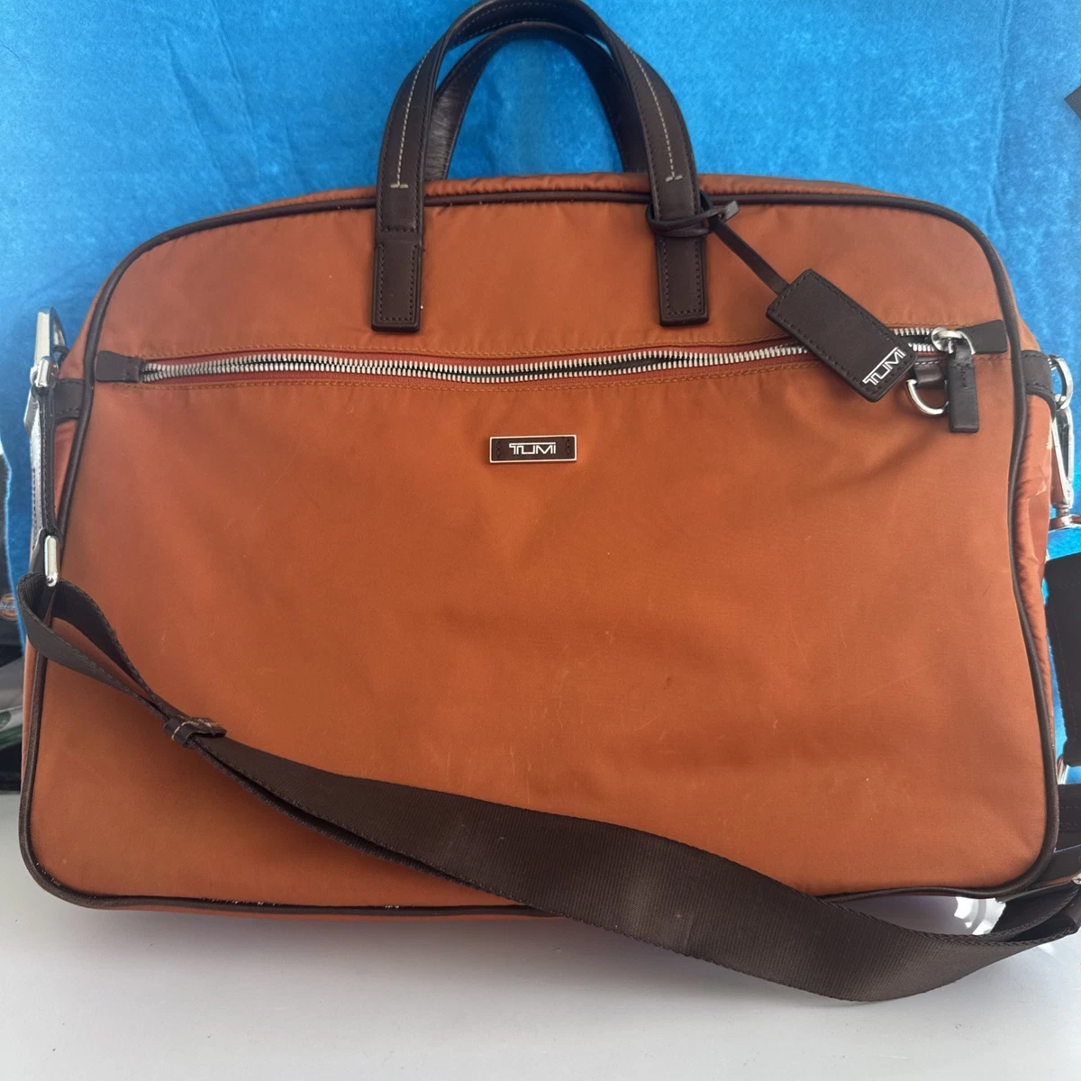 Tumi Orange Bags for Men for sale | eBay
