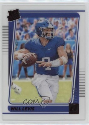 2023 Chronicles Draft Picks Clearly Donruss Rated Red Will Levis Rookie RC 0nr3