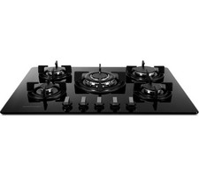 Rangemaster 5 Burner Gas Hob 70cm Glass Top RMB70HPNGFGL NEW open box