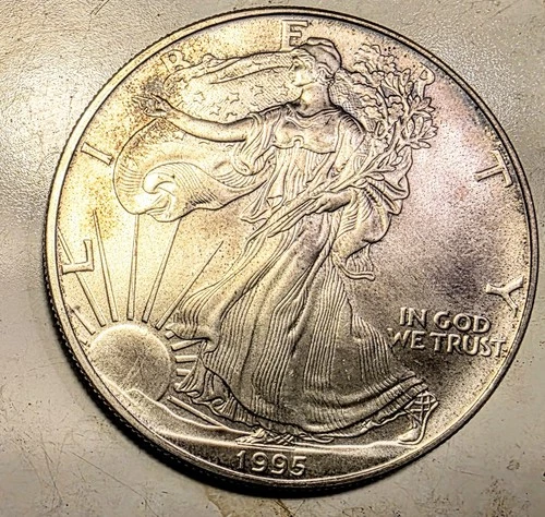 1995 American Eagle Walking Liberty Silver - Uncirculated $1 Dollar Coin 1oz