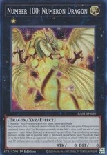 YuGiOh Number 100: Numeron Dragon (V.1) RA01-EN039 Super Rare Englisch NM 1st