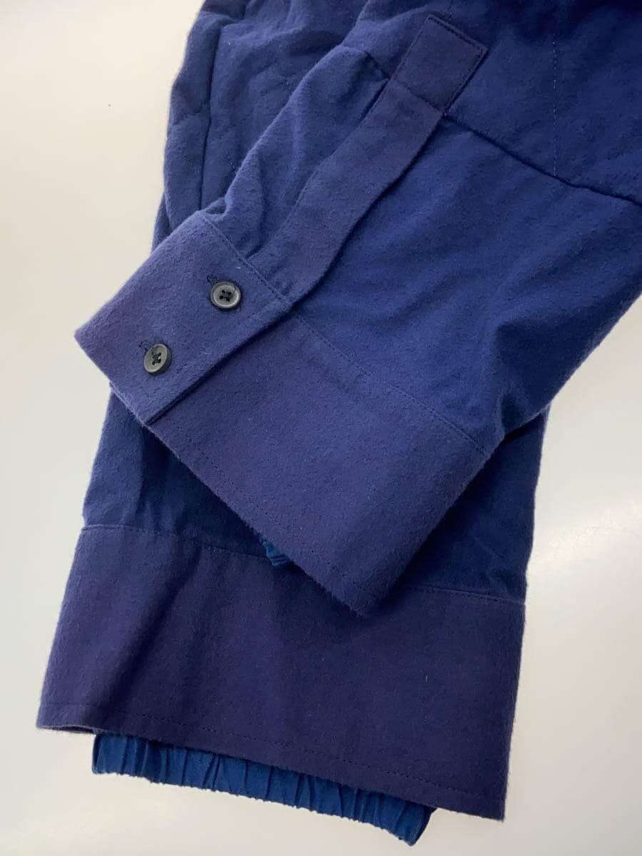 Giacca Haider Ackermann altra lanugine cotone BLU tinta unita usata