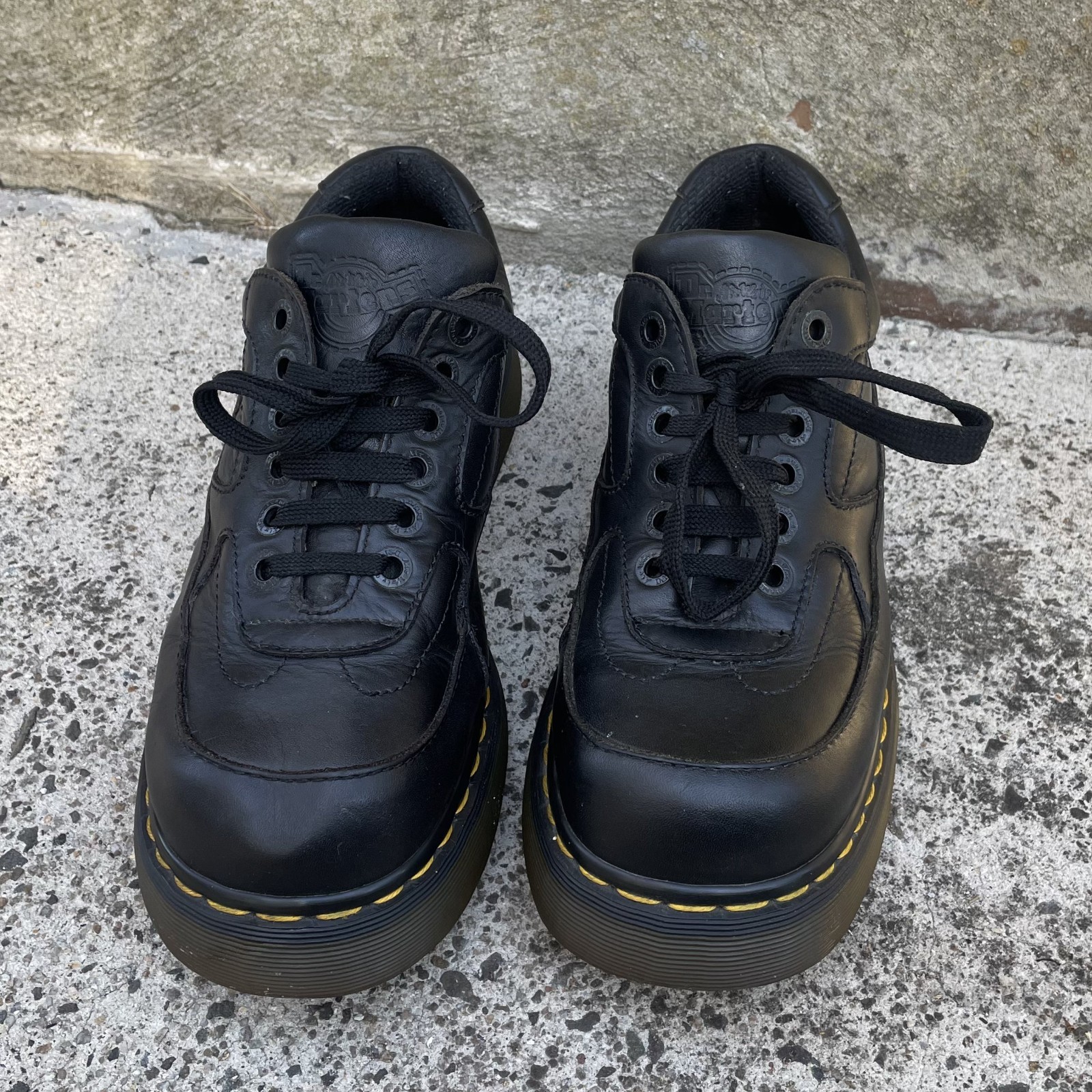 Rare VTG 90’s Platform Dr. Martens shoes - Sz 8 (US) men - Made in England image 2