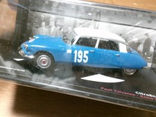 DeAgostini 1/43 Citroen DS21 #195 Monte Carlo Rally 1966 Blue/White 500 (Letter
