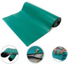 ESD Rubber Soldering Mat, 23.6" x 118" Large Roll AntiStatic High Temperature...