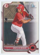 2022 Bowman Prospects #BP-93 Braylin Minier 1st Bowman Cincinnati  ID:67365