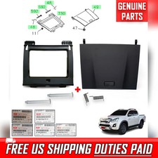 Isuzu D-max Ute 12-19 Mu-x 16-18 Genuine Front Console Lid Glove Box Black
