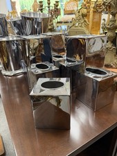 Chrome Tissue Boxes from The Savoy Hotel, London Fine Quality