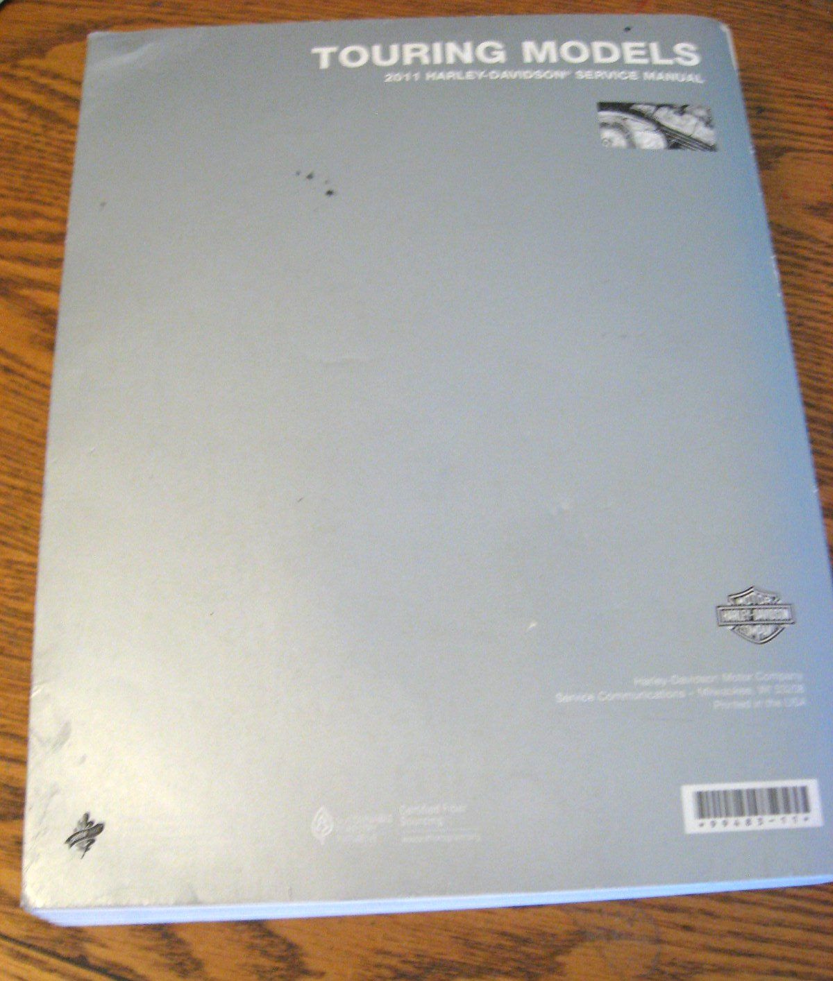 2011 Harley-Davidson TOURING SERVICE MANUAL Electra Street Glide Road King VG