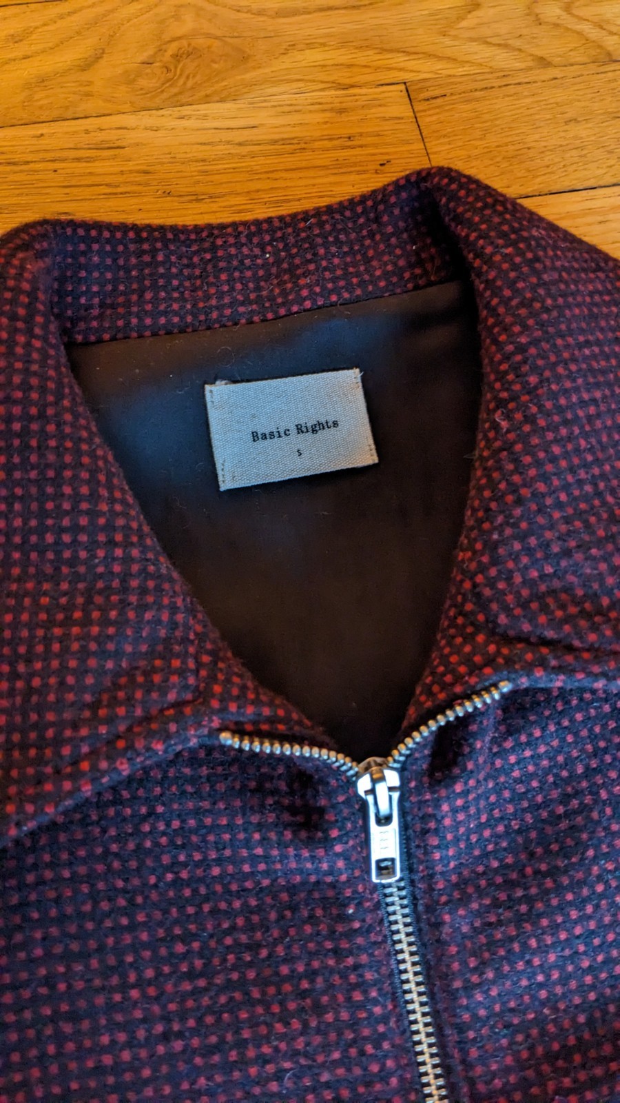 Basic Rights Red Wool Blend Jacket - S - image 2