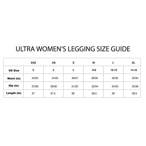 Ultracor Matte Flash Knockout Legging Sz S Nero Black/Black Side Star 27" inseam - Picture 16 of 16