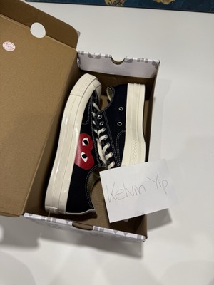 Size 9 - Converse Chuck Taylor All Star High x Comme des Garcons Play 2015