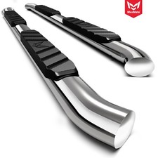 3.5 Oval Nerf Bar Side Steps For 09-18 Ram Crew Cab 3.5 Oval Nerf Bar Side Steps For 09-18 Ram Crew Cab