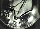 1977 s eisenhower dollar proof, brillant, deep cameo, flawless, specimen gem — photo 7