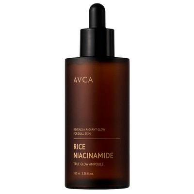 AVCA True Glow Rice Niacinamide Ampoule 3.38OZ Anti Aging Smoothing Skin beauty
