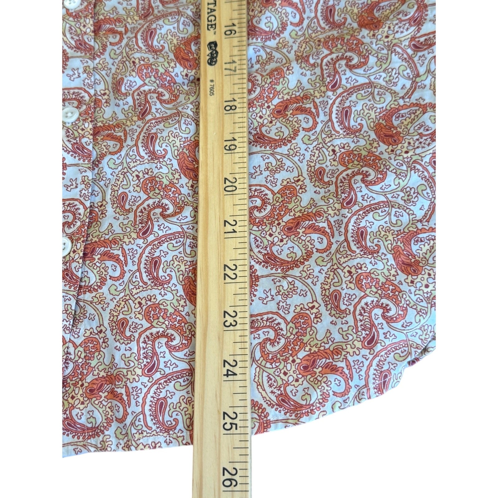 Pendleton Paisley Print Button Down Blouse Medium… - image 7