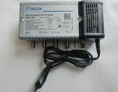 BK-Verstärker BKE 39P  Kabelanschluss DCT Delta Electronics Vodafone zugelassen