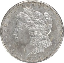 1898-S Morgan Silver Dollar AU Uncertified #445