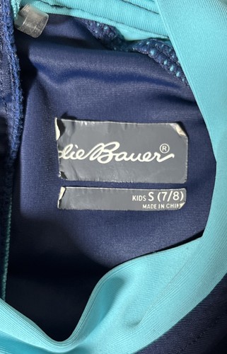 Camicia Eddie Bauer Rash Guard bambino piccola (7/8) blu rosa acqua *spedizione gratuita* - Foto 4 di 8