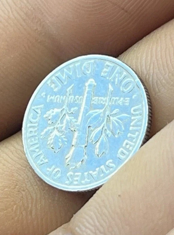 1968 No S Proof Roosevelt Dime Rare Mint Error DDR DDO FB FT Variety XF-AU Fine - Image 3 of 4