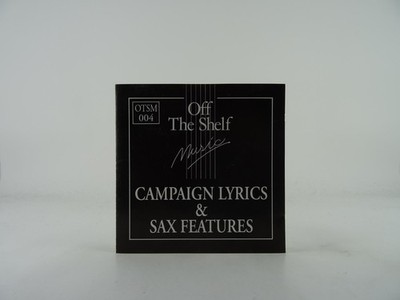JOHN HYDE CAMPAIGN LYRICS AND SAX FEATURES (4) 20+ Track CD Album including Pict