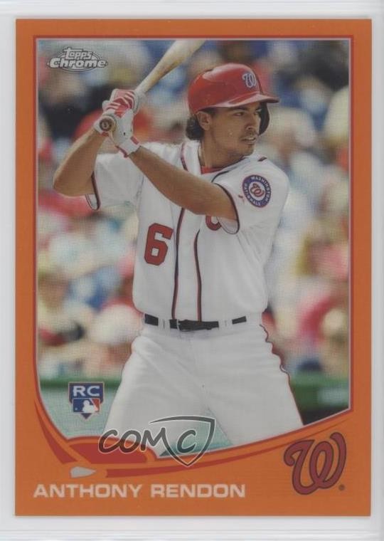 2013 Topps Chrome Retail Orange Refractor Anthony Rendon #128 05qn