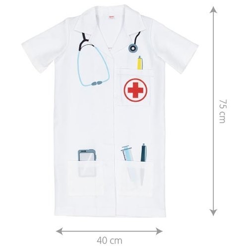 Blouse de docteur enfants en coton : costume de médecin et déguisement de soignant