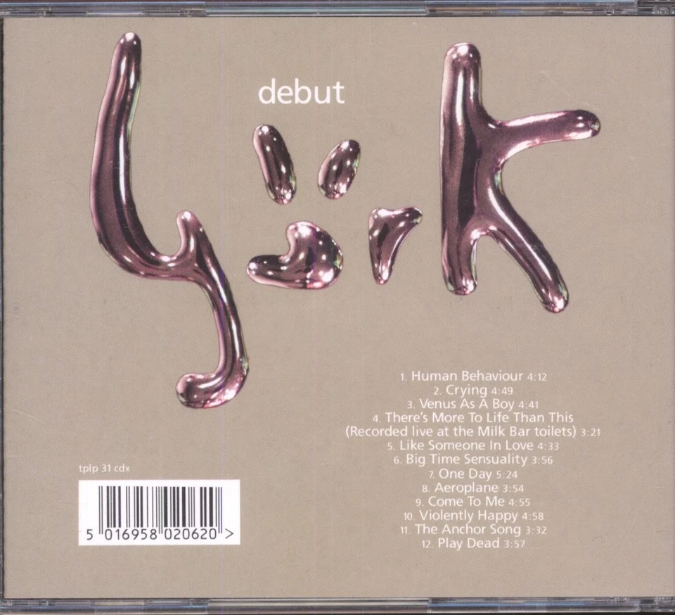 Björk Debüt CD UK One Little Indian 1993 CD. Ausgabe Mit Mayking Records In - Bild 2 von 3