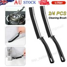 2/4x Hard Bristle Recess Crevice Cleaning Brush Household Cars Kitchen Gap Tools